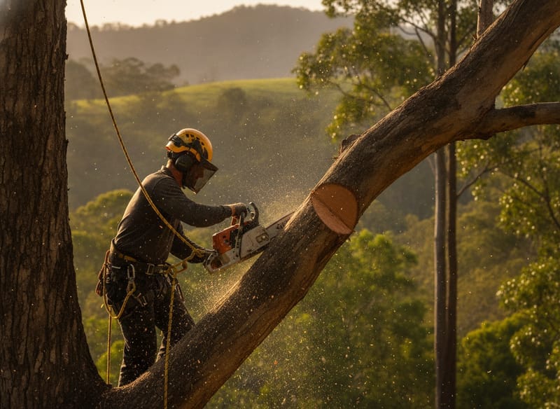 Tree Lopping performed by Brisbane West Arborist in the Brisbane West
