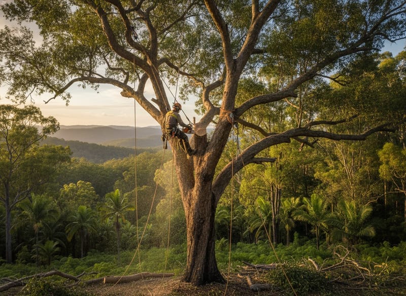 Tree Removal performed by Brisbane West Arborist in the Brisbane West